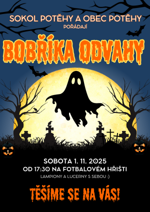 Bobřík odvahy - 1. 11. 2025 v Potěhách